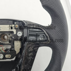 Factory Hot Sale Perforated Leather Forged Carbon Black Stitching <b>Wheel</b> for Honda Accord 8 Gen Crosstour Car Steering <b>Wheel</b> - Product Image 3
