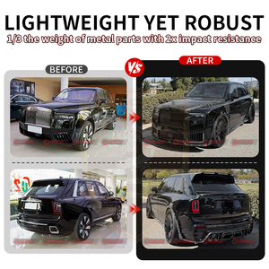 ชุดแต่งตัวถังคาร์บอนไฟเบอร์แห้งแบบ MSY ปี 2025 สำหรับ Rolls Royce Cullinan ประกอบด้วยกันชนหน้า สเกิร์ตข้าง บังโคลน และชุดแต่งขอบล้อ - Product Image 2