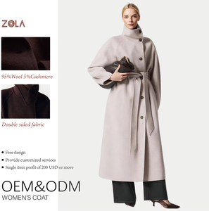<span class=keywords><strong>Manteau</strong></span> <span class=keywords><strong>long</strong></span> d'hiver pour femmes, coupe ample, tissu en laine respirant, col roulé à simple boutonnage, fermeture à <span class=keywords><strong>ceinture</strong></span>, <span class=keywords><strong>manteau</strong></span> <span class=keywords><strong>long</strong></span> en cachemire pour femmes - Product Image 1