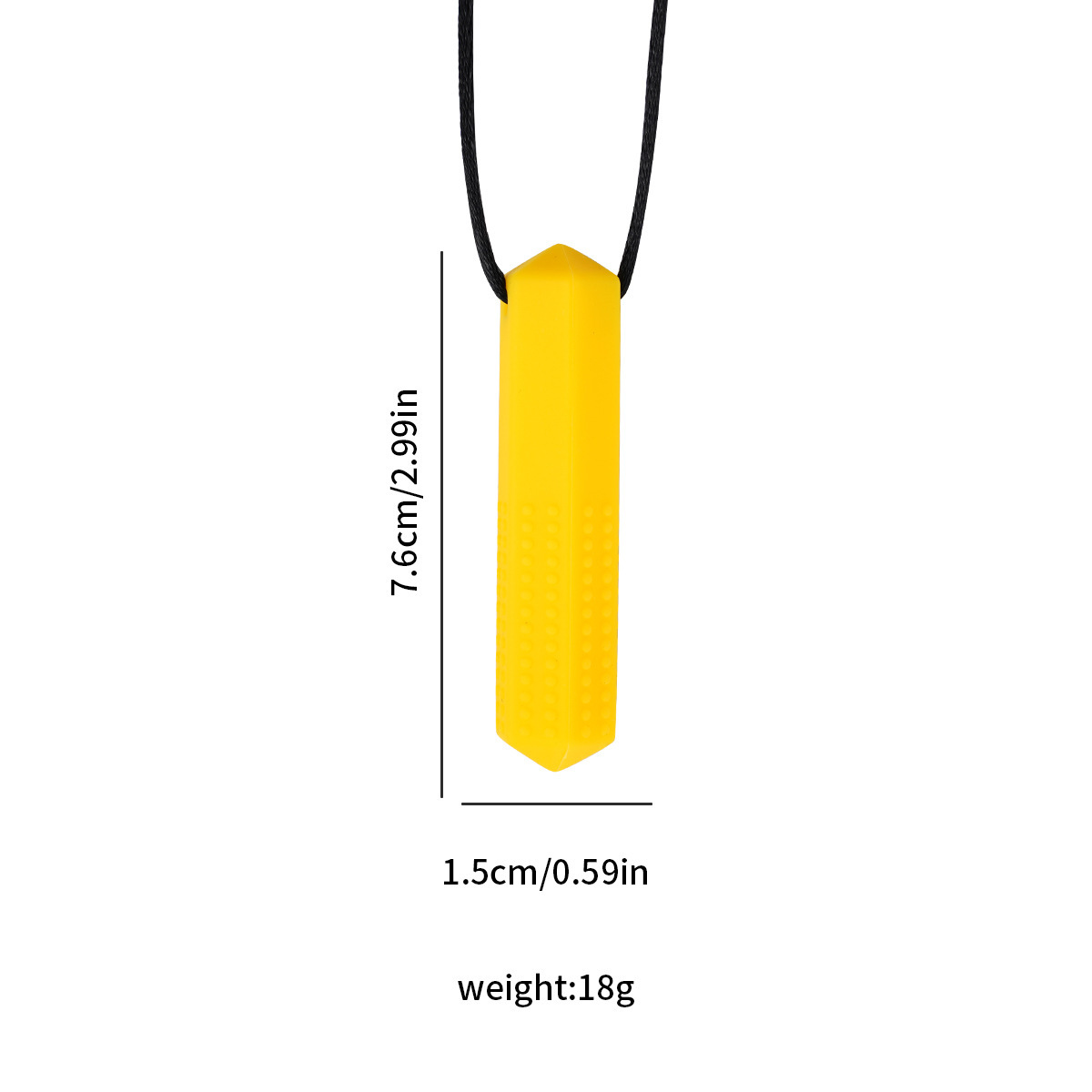 Gemstone teether [yellow]