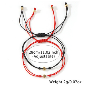 Go2boho đơn giản phong cách hợp kim vòng tay trái tim với các cặp vợ chồng tay hợp thời trang xếp chồng lên nhau mặc Bangles phổ biến mặc các cặp vợ chồng vòng tay - Product Image 4