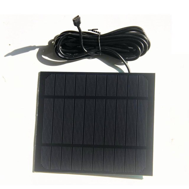 BUHESHUI 3.5W 5V Mini Solar Panels Charger DC5521 Output 150*130MM Charged 3.7-5V Solar Panel Cell