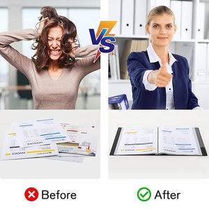 Sổ Trưng Bày Bằng Nhựa Cỡ <span class=keywords><strong>A4</strong></span> 40 Ngăn Văn Phòng Bán Sỉ Đảm Bảo Chất Lượng Bìa Đựng Hồ Sơ Có Thể Nạp Lại Cỡ <span class=keywords><strong>A4</strong></span> - Product Image 5