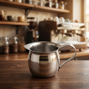 <b>Small</b> Stainless Steel Manual Coffee Jug Barista Espresso Cups Latte Art Pitcher <b>Bell</b> Shaped Creamer for Kitchen Appliances - Product Image 2