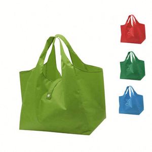 Sac de courses pliable en tissu Oxford 210D robuste avec logo personnalisé 2026 – Sac de supermarché portable et réutilisable - Product Image 1