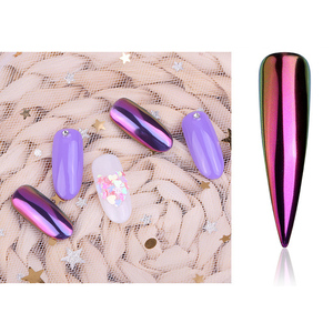 Décoration <span class=keywords><strong>effet</strong></span> miroir élégante brillante <span class=keywords><strong>sirène</strong></span> paillettes ongles Phantom Chrome poudre Nail Art - Product Image 5