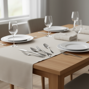 Juego de cubiertos plateados de acero inoxidable 304, 30 piezas para 6 personas, diseño moderno, apto para lavavajillas, kit de vajilla de forma ovalada - Product Image 2