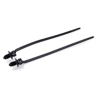 Attache-câbles en nylon XQC20 à fixation par pression pour voiture, noir, avec clip, boucle de fixation, attache-câbles pour arbre