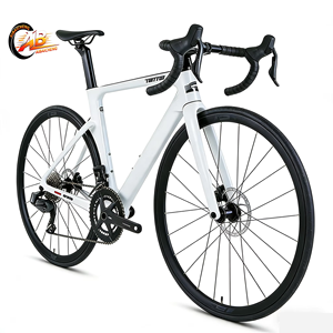 Vélo de route aérodynamique en fibre de carbone 2026 R12pro, roues en aluminium 700C, 11 vitesses, freins à disque hydrauliques, léger, pour la course R12pro- - Product Image 1