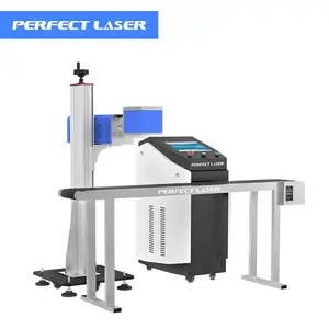 Hoàn hảo Laser 10 Wát 30 Wát 60 Wát trực tuyến bay CO2 Laser đánh dấu Máy khắc cho da/vải/giấy/gỗ/Acrylic/Gốm sứ/đá cẩm thạch