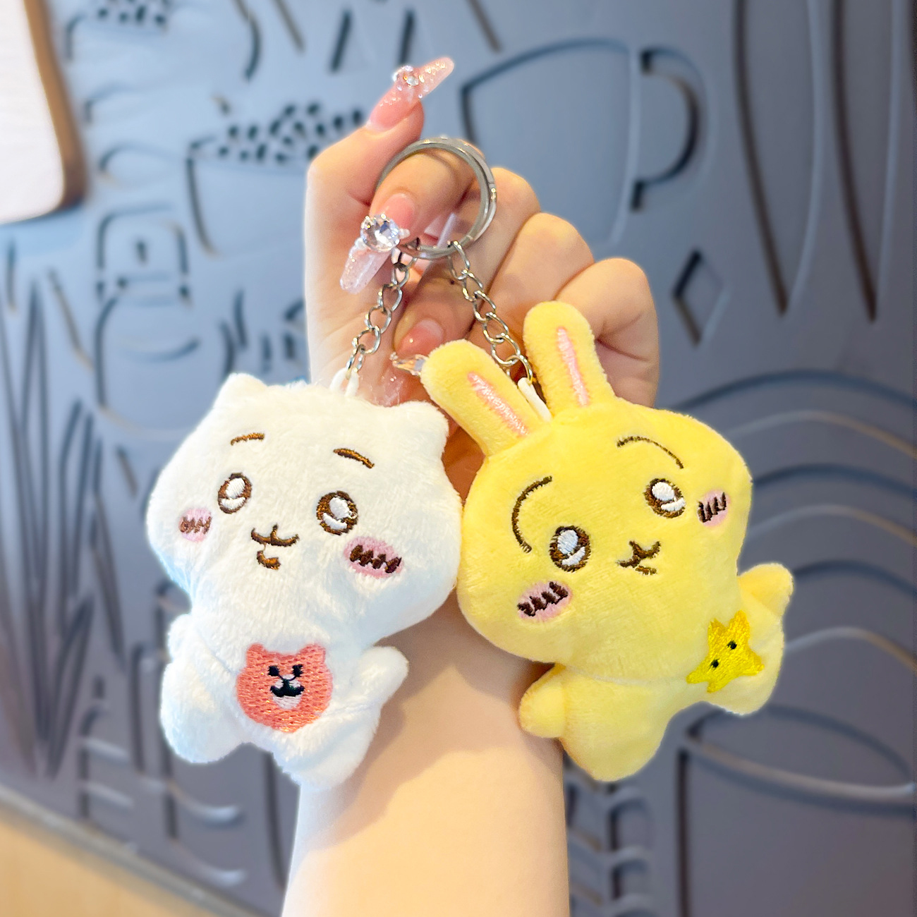 Jijka Wow Female Cute Doll Chiikawa Bag Pendant Crystalline Plush