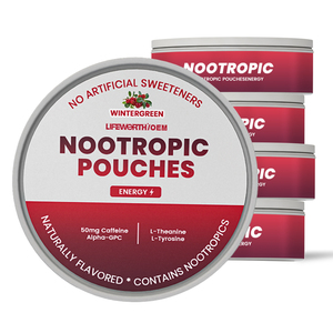 Bubuk Nootropik Kafein Lifeworth |   Suplemen Energi Herbal dengan Alpha GPC L-Tyrosine & L-Theanine - Product Image 2