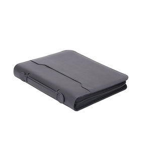 Màu Đen Tùy Chỉnh Hình Ảnh In Giả Da Phong Cách Cổ Điển Da Danh Mục Đầu Tư Với Dây Kéo Danh Mục Đầu Tư Chất Kết Dính Xử Lý - Product Image 5