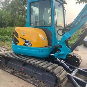 Excavatrice sur chenilles hydraulique Kobelco KX155 d'occasion en bon état pour la construction, l'agriculture, le creusement, les composants du moteur principal - Product Image 2