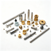 Pièces en aluminium, laiton et acier inoxydable usinées CNC de précision sur mesure à 5 axes, petites pièces usinées CNC, OEM