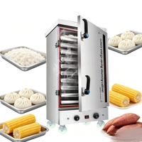 Cuiseur à riz à gaz en acier inoxydable GPL/GNC/GN, machine à cuire à la vapeur les aliments