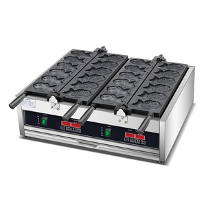 Machine à gâteaux <span class=keywords><strong>au</strong></span> poisson taiyaki, électrique à gaz, avec ouverture sur la bouche, appareil pour la fabrication de desserts, de glace, cône et gaufrier - Product Image 6