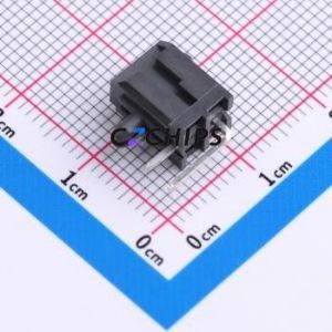 WB300A1H-023P-002 Wire-to-Board Pin Header Bent Lead Through Hole,P=3mm Connector 2x1P 3mm Right Angle Insert 2P - Product Image 2