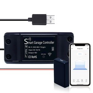 AGSECURITY DIY設置リモコンTuyaスマートABS盗難防止WiFiガレージドアオープナー（ブラック）CE FCC RoHS対応 - Product Image 1