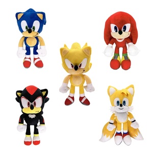 Juguete de Peluche de <span class=keywords><strong>Erizo</strong></span> de Dibujos Animados Más Vendido, Muñeco de Peluche de Personaje Famoso de Dibujos Animados, Regalo para Niños, Muñeco para Máquina de Garras - Product Image 1
