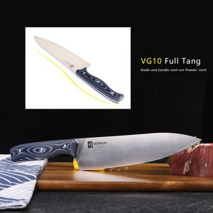 Couteau de <span class=keywords><strong>chef</strong></span> professionnel en acier poudré KEENSUN ZDF905, ultra-affûté, couteau de cuisine écologique, manche composite en polymère, exquis - Product Image 4