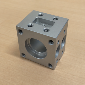 Custom OEM Threaded Aluminum <b>Block</b> CNC Drilling Tapping Manufacturer for Machinery <b>Mounting</b> and Assembly Parts - Product Image 4