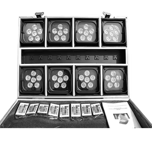 ไฟ<span class=keywords><strong>แบ</strong></span><span class=keywords><strong>ต</strong></span>เตอร์รี่6in1 LED 8ชิ้นสำหรับเวทีแต่งงาน6X18W - Product Image 2