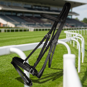 Luxury Genuine Leather Snaffle Bridle for Equestrian Use Customizable Size and Logo - Product Image 4
