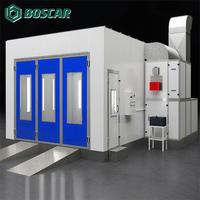 Cabine de peinture automobile sur mesure 7mx4m avec chauffage diesel/électrique pour séchage de carrosserie