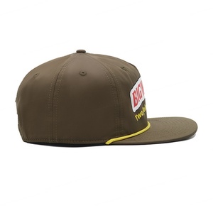 Imprimé personnalisé non construit 5 panneaux Snapback Hat Sports Rope Snapback Cap pour hommes - Product Image 5
