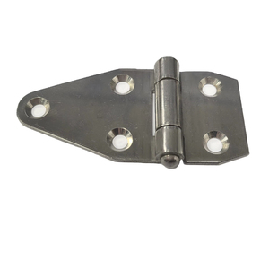 Bisagra de acero inoxidable para puerta, bisagra plana para semirremolque, bisagra para plataforma abatible, 5 orificios - Product Image 1