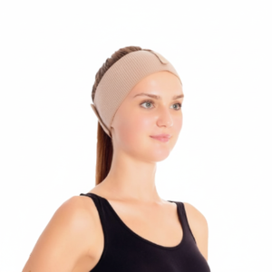 Bandage de soutien ergonomique pour le menton et les oreilles après chirurgie, très bien noté, contrôle de l'enflure, ajustement confortable - Product Image 2