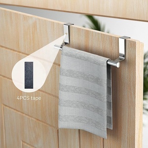 Portasciugamani <span class=keywords><strong>da</strong></span> <span class=keywords><strong>Porta</strong></span> in Acciaio Inox Spazzolato di Alta Qualità per Armadi e Ante - Product Image 5