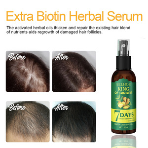 EELHOE <span class=keywords><strong>Olio</strong></span> Riparatore per Capelli al Ginger, Miscela di <span class=keywords><strong>Olio</strong></span> Germogliante allo Zenzero 7 Giorni, Miglior Spray per la Crescita dei Capelli per Donne - Product Image 2