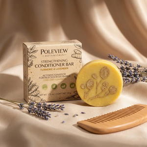 Barra Acondicionadora Capilar de 50g, Calmante para el Cuero Cabelludo y Fortalecedora del Cabello, No Tóxica, con Cúrcuma y Lavanda - Product Image 5