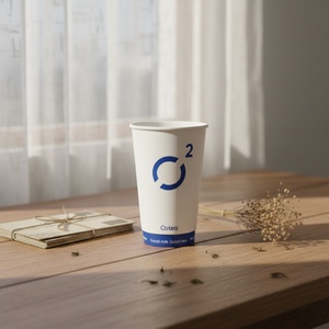 Vasos de Papel Desechables Aislantes para Café, Blancos, de Cartón, con Tapas, en Tamaños de 8, 10, 12, 16, 20 y 22 Onzas, Venta al Por Mayor Sunshine Custom - Product Image 5