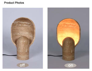 Lámpara de Mesa LED Moderna Nórdica de Mármol con Pantalla Multicolor Ecológica para Estudio, Sala de Estar, Dormitorio y Mesita de Noche - Product Image 6