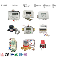 Compteur de chaleur ultrasonique intelligent MAINONE IP68 en laiton Mbus Rs485 Modbus OEM personnalisable Compteur BTU Mesure Certification CE&MID