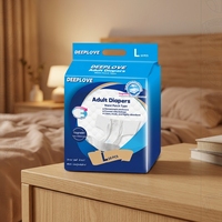 Großhandelspreis Einweg-Erwachsenenwindeln Großpackung Bedruckt Superweiche Oberfläche 3D-Auslaufschutz Trockene Oberfläche Hohe Saugfähigkeit