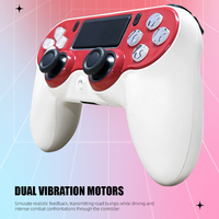 Manette de jeu sans fil professionnelle PS4/PS5 Bluetooth RGB avec deux boutons arrière programmables et fonction macro