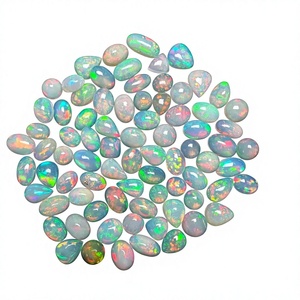 Ópalo Etíope Natural Cabujón Piedra Preciosa Suelta Welo Fire Mix Forma Cabocho Juego de Colores Fuego Alta Calidad Tamaño Libre Tercera Parte - Product Image 1