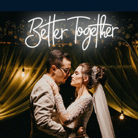 Dropshipping Better Together Décoration Murale de Mariage Lettres Néon LED Personnalisées pour Entreprises Acrylique Classé IP67