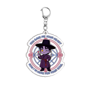 Porte-clés étanche K-Demon Hunters avec mousqueton, motif Rumi Mira <span class=keywords><strong>Zoe</strong></span>, en acrylique, accessoire sur le thème de l'anime - Product Image 1