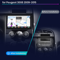 Junsun Qualcomm Chip Android Car Radio para Peugeot 3008 2013-2015 8-Core Apple CarPlay Stereo 360 Cámara 1,8 Ghz DSP