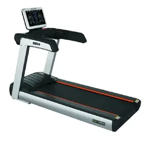 Pemasok peralatan Gym kuat untuk tubuh, mesin latihan kardio Treadmill berjalan elektrik komersial Treadmill