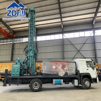 Foreuse à eau montée sur camion, machine de forage de puits, équipement industriel mobile pour l'extraction d'eau agricole et municipale