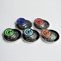 Harga Pabrik Kualitas Terbaik Kustom 40mm Logam Paduan Seng Cor Enamel Magnetik Chip Poker Penanda Bola Golf