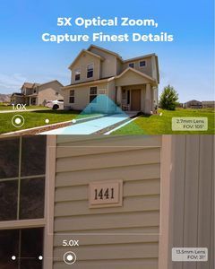 8 एमपी आउटडोर आईपी 66 सुरक्षा कैमरा 5x ऑप्टिकल ज़ूम 4k रंग रात दृष्टि स्मार्ट डिटेक्शन पॉम - Product Image 2