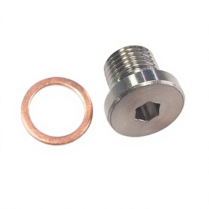   ปลั๊กเกลียวหกเหลี่ยม Universal M12 X 1.25 พร้อมแหวนทองแดง SS304 สำหรับต่อท่อ พร้อมอะแดปเตอร์ต่อขยายอัตโนมัติ - Product Image 3