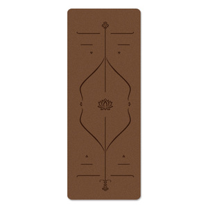 Tapis de yoga Bowl Yoga Mat, 80 cm de large, 5 mm d'épaisseur, en coque de noix de coco, PU, antidérapant, en caoutchouc naturel, pour la remise en forme et les exercices à domicile - Product Image 2